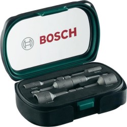 Lot d'embouts a emmanchement 6 mm, 7 mm, 8 mm, 10 mm, 12 mm, 13 mm Bos