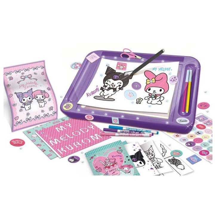 École de dessin avec table lumineuse - LISCIANI - My Melody & Kuromi - Table lumineuse - Reproduction facile École de dessin avec table lumineuse - LISCIANI - My Melody & Kuromi - Table lumineuse - Reproduction facile