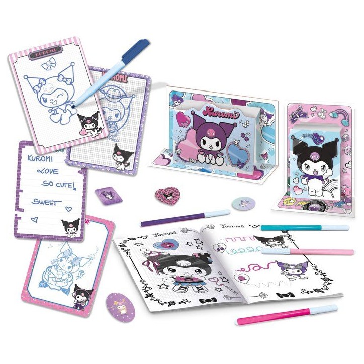 Sac a dos école de coloriage et dessin - LISCIANI - Kuromi - Activités créatives - Format pratique Sac a dos école de coloriage et dessin - LISCIANI - Kuromi - Activités créatives - Format pratique