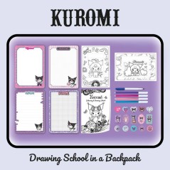 Sac a dos école de coloriage et dessin - LISCIANI - Kuromi - Activit