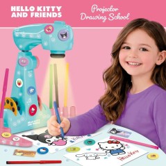 Projecteur créatif - LISCIANI - Hello Kitty et ses Amis - LED intégrée - Dessins a tracer