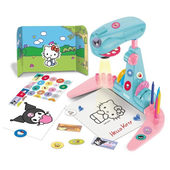 Projecteur créatif - LISCIANI - Hello Kitty et ses Amis - LED intégrée - Dessins a tracer