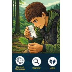 I'm A Genius Explorer Microscope Numérique de Voyage - Kit scientifiq
