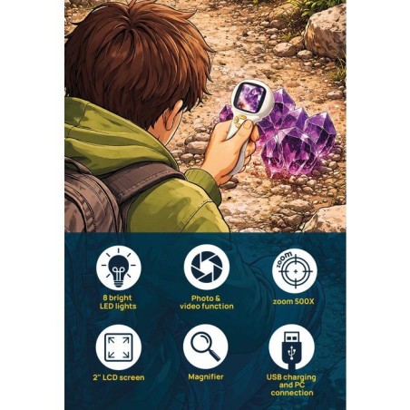 I'm A Genius Explorer Microscope Digital Portable - Microscope scientifique - LISCIANI - Photos et vidéos