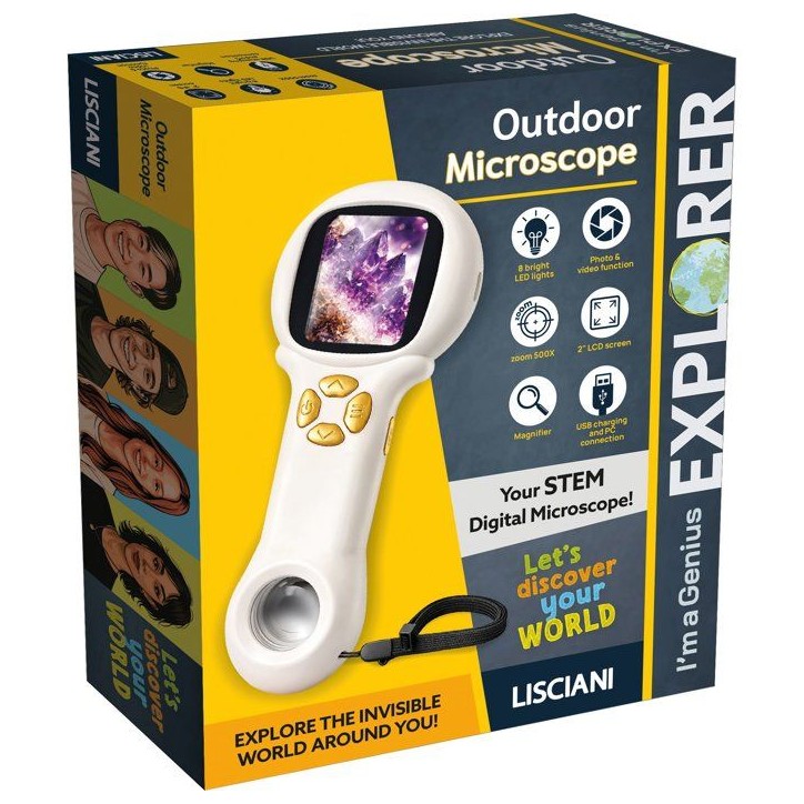 I'm A Genius Explorer Microscope Digital Portable - Microscope scientifique - LISCIANI - Photos et vidéos