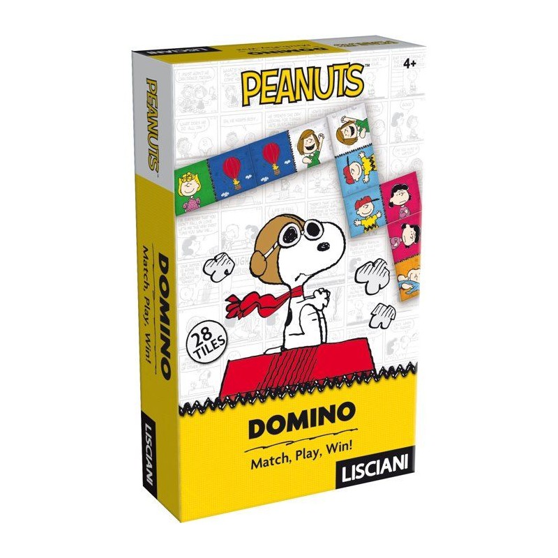 Peanuts Jeu de Dominos - Jeu classique - LISCIANI - Univers Snoopy