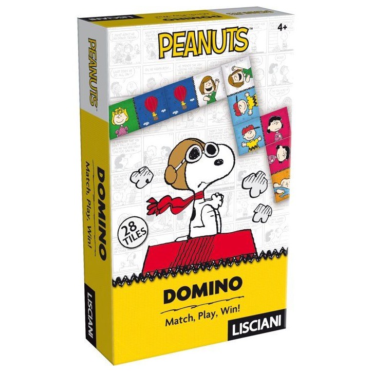 Peanuts Jeu de Dominos - Jeu classique - LISCIANI - Univers Snoopy