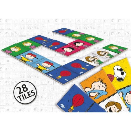 Peanuts Jeu de Dominos - Jeu classique - LISCIANI - Univers Snoopy