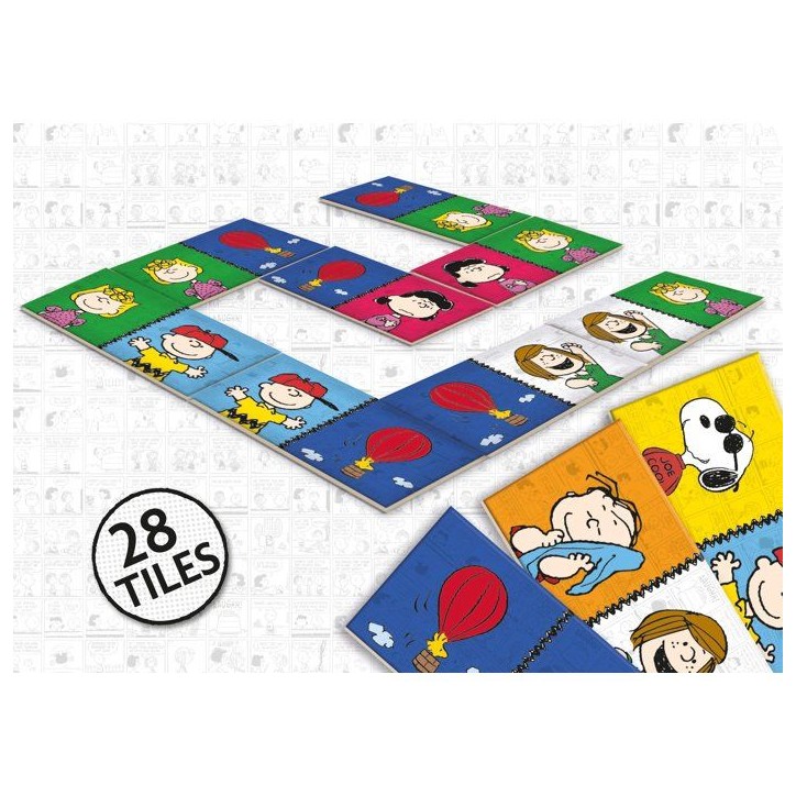 Peanuts Jeu de Dominos - Jeu classique - LISCIANI - Univers Snoopy