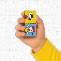 Peanuts Jeu de Dominos - Jeu classique - LISCIANI - Univers Snoopy