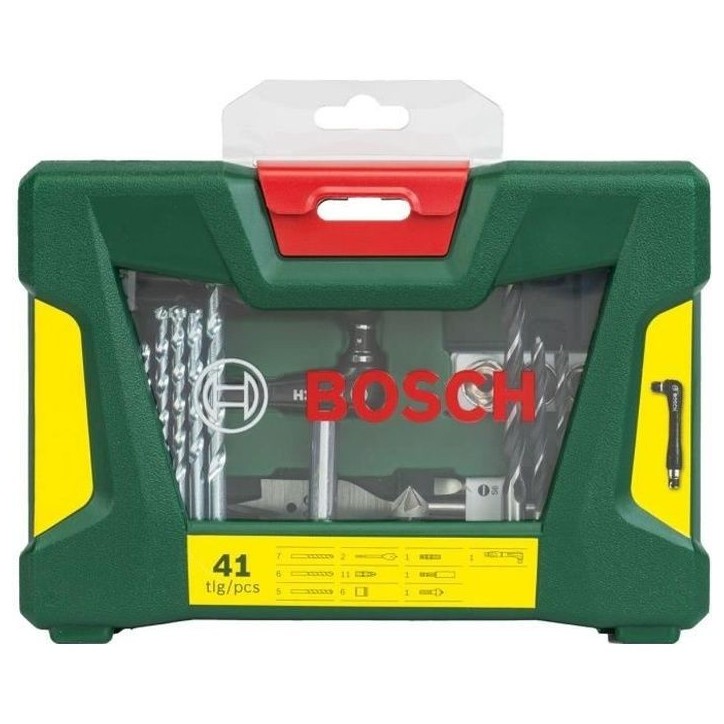 Coffret d'accessoires BOSCH V-Line - 41 pieces Coffret d'accessoires BOSCH V-Line - 41 pieces
