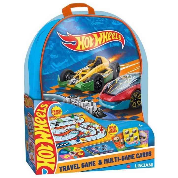 Hot Wheels Super Jeu 2-en-1 de Voyage - Jeux de voyage - LISCIANI - Sac a dos inclus Hot Wheels Super Jeu 2-en-1 de Voyage - Jeux de voyage - LISCIANI - Sac a dos inclus