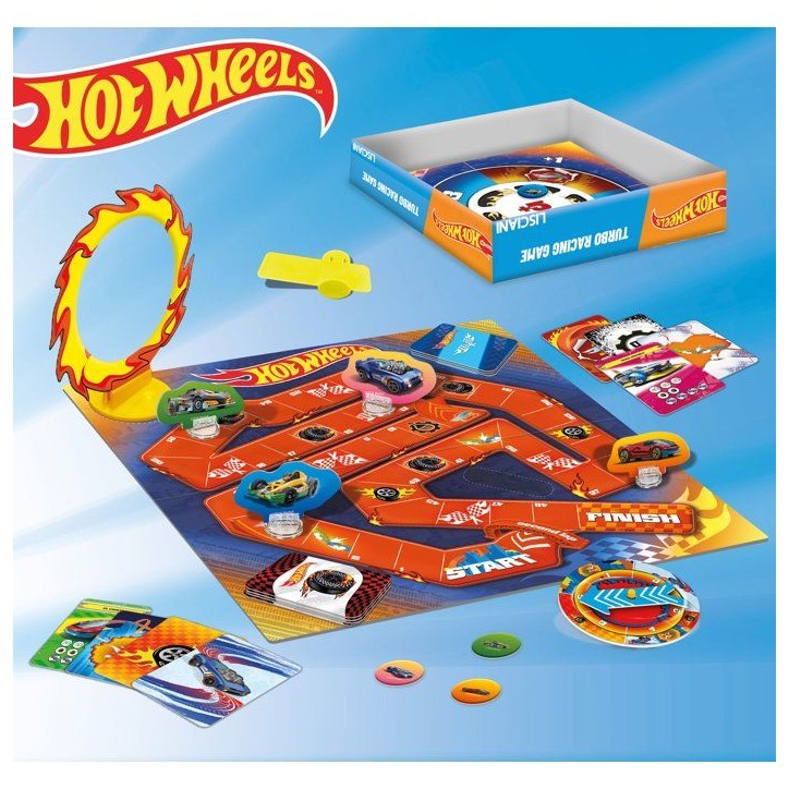 Hot Wheels Saut Haute Vitesse - Jeu de société - LISCIANI - Courses automobiles Hot Wheels Saut Haute Vitesse - Jeu de société - LISCIANI - Courses automobiles