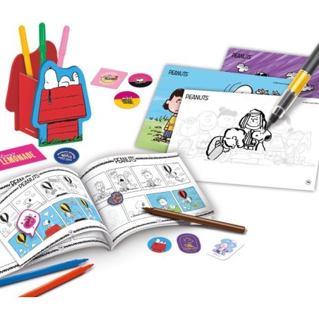 Peanuts Activités Créatives Comics - Atelier bande dessinée - LISCIANI - Univers Snoopy - Création d'histoires