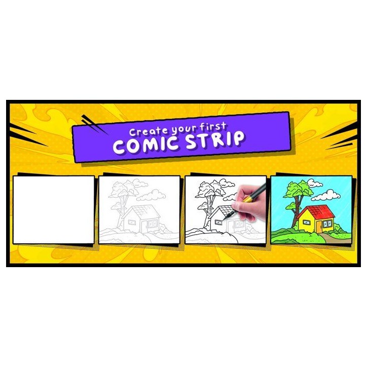 Peanuts Activités Créatives Comics - Atelier bande dessinée - LISCIANI - Univers Snoopy - Création d'histoires Peanuts Activités Créatives Comics - Atelier bande dessinée - LISCIANI - Univers Snoopy - Création d'histoires
