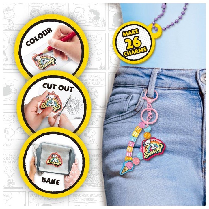 Peanuts Crée Tes Bijoux Charms - Coffret créatif bijoux - LISCIANI - Thermoformage - Breloques personnalisées Peanuts Crée Tes Bijoux Charms - Coffret créatif bijoux - LISCIANI - Thermoformage - Breloques personnalisées