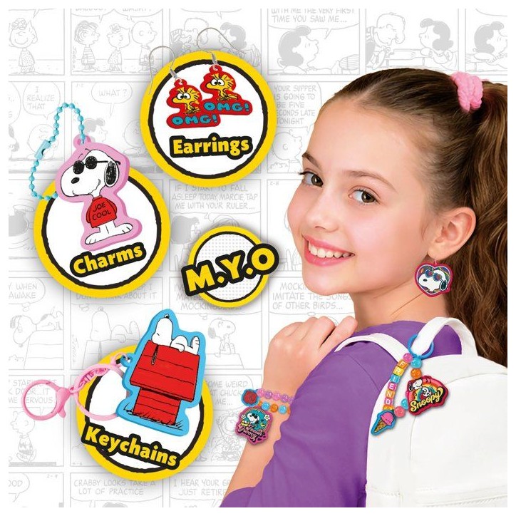 Peanuts Crée Tes Bijoux Charms - Coffret créatif bijoux - LISCIANI - Thermoformage - Breloques personnalisées Peanuts Crée Tes Bijoux Charms - Coffret créatif bijoux - LISCIANI - Thermoformage - Breloques personnalisées