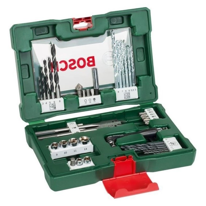 Coffret d'accessoires BOSCH V-Line - 41 pieces Coffret d'accessoires BOSCH V-Line - 41 pieces