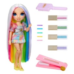 Rainbow High - Hair Studio - Amaya - Poupée de 27 cm - Accessoires Inclus - Personnalise les cheveux de la poupée -