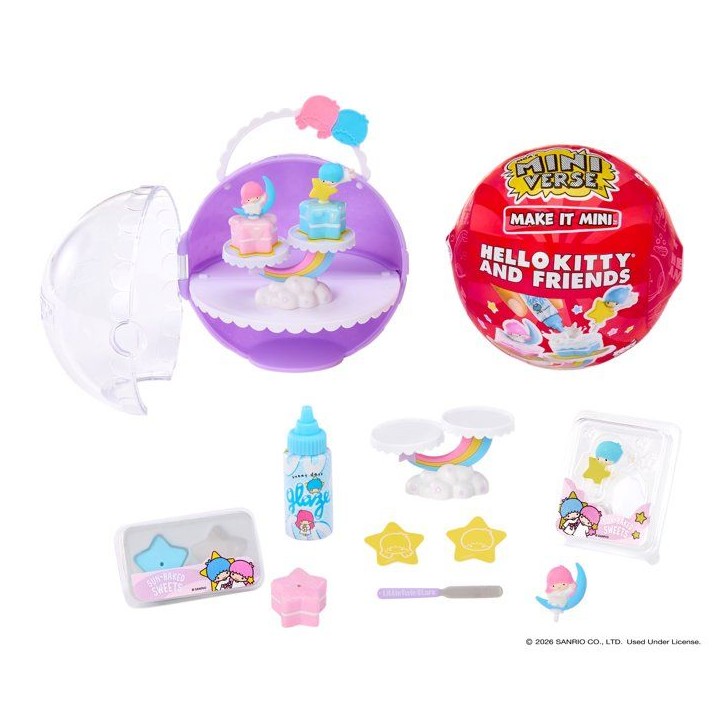 MINIVERSE-247746-EUC-MGA's Miniverse - Make It Mini SANRIO Hello Kitty Series 4 in PDQ