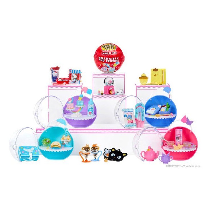 MINIVERSE-247746-EUC-MGA's Miniverse - Make It Mini SANRIO Hello Kitty Series 4 in PDQ