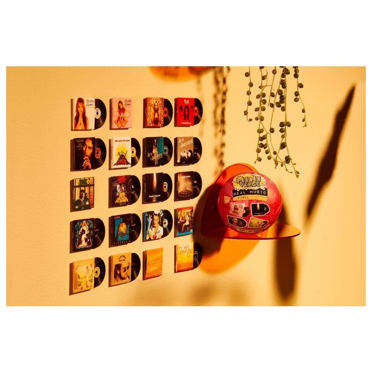 MGA's Miniverse - Real Music - Vinyles - Inclus : 4 vinyles, Accessoires et Porte-Clés - Compatible avec la platine Real Music