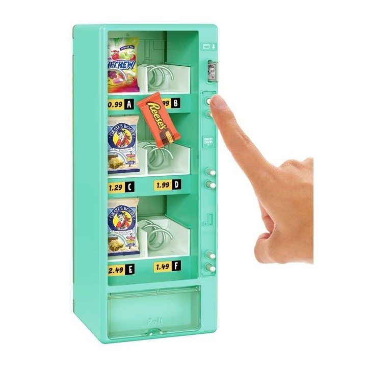 MGA's Miniverse - Distributeur automatique - Miniatures a collectionner - Disponible en bleu ou rouge - Modele aléatoire - Des