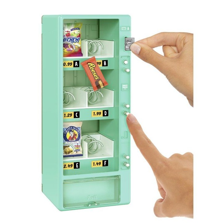 MGA's Miniverse - Distributeur automatique - Miniatures a collectionner - Disponible en bleu ou rouge - Modele aléatoire - Des