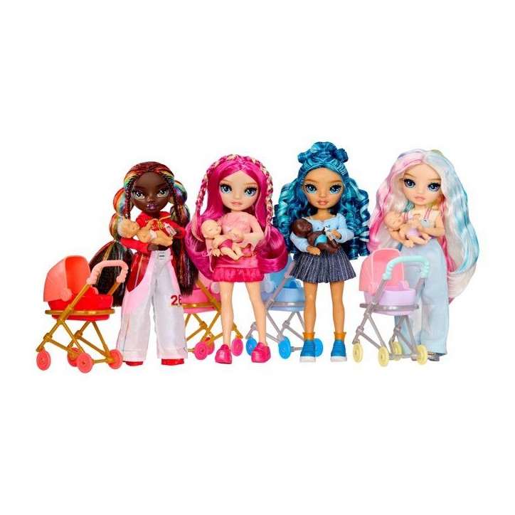 Junior High Babysitters – Amaya - Poupée 23 cm - Bébé, Poussette, Couffin, Biberon, Peigne, Tenue et Accessoires Junior High Babysitters – Amaya - Poupée 23 cm - Bébé, Poussette, Couffin, Biberon, Peigne, Tenue et Accessoires