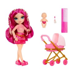 Junior High Babysitters – Stella - Poupée 23 cm - Bébé, Poussette