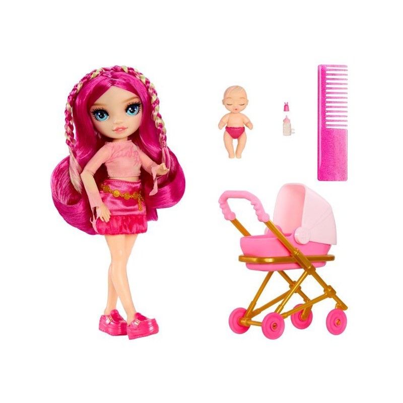 Junior High Babysitters – Stella - Poupée 23 cm - Bébé, Poussette