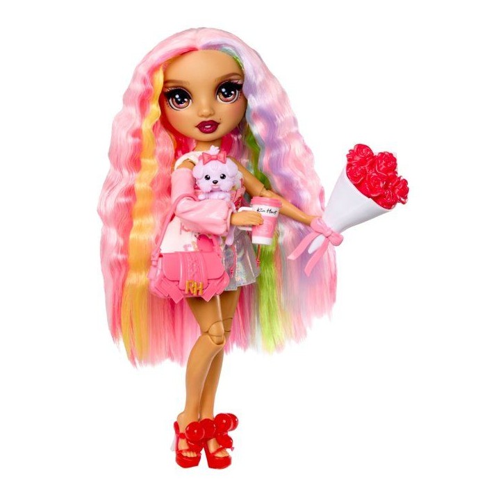 Rainbow High - Pretty in Paris - Kia - Poupée Mannequin - 27 cm - Accessoires et Animaux inclus Rainbow High - Pretty in Paris - Kia - Poupée Mannequin - 27 cm - Accessoires et Animaux inclus