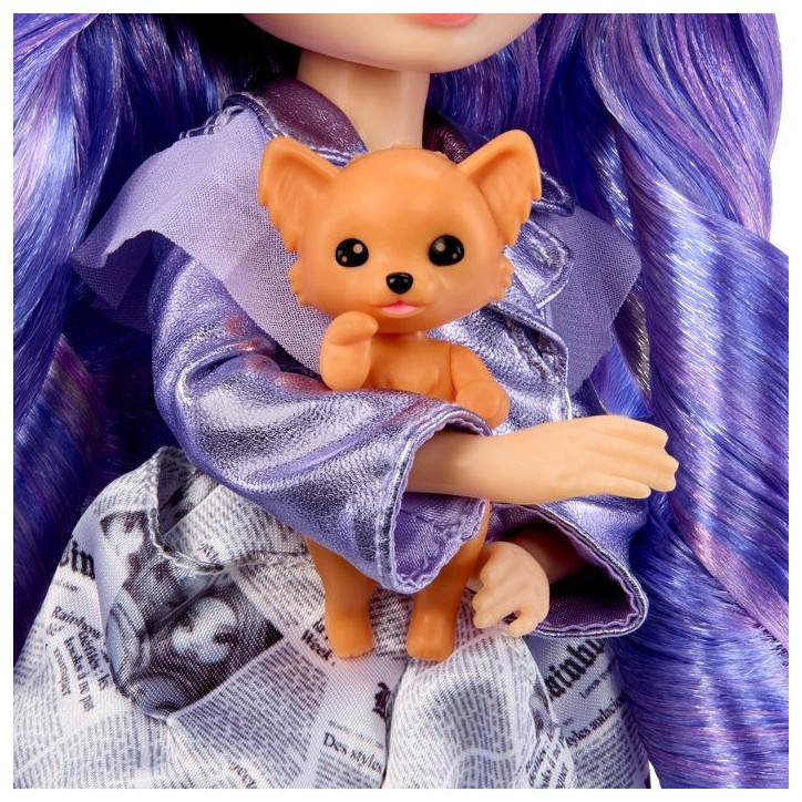 Rainbow High - Pretty in Paris - Violet - Poupée Mannequin - 27 cm - Accessoires et Animaux inclus Rainbow High - Pretty in Paris - Violet - Poupée Mannequin - 27 cm - Accessoires et Animaux inclus