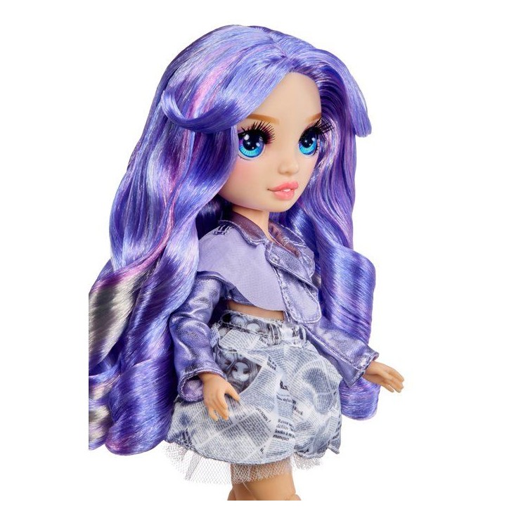 Rainbow High - Pretty in Paris - Violet - Poupée Mannequin - 27 cm - Accessoires et Animaux inclus Rainbow High - Pretty in Paris - Violet - Poupée Mannequin - 27 cm - Accessoires et Animaux inclus