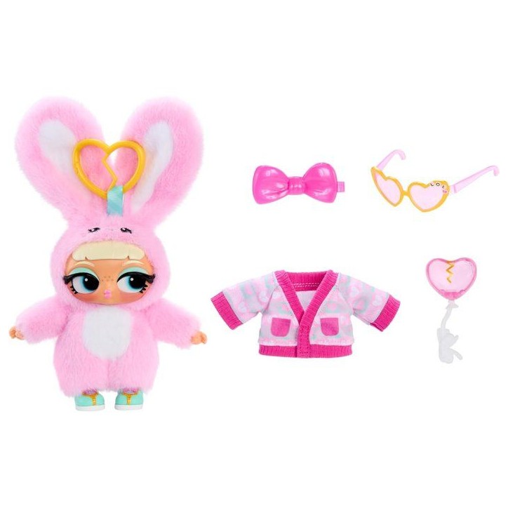 L.O.L. Surprise! Plush Surprise - Peluche avec 7 Surprises incluses - Porte-clés - 6 modeles a collectionner - Des 4 ans L.O.L. Surprise! Plush Surprise - Peluche avec 7 Surprises incluses - Porte-clés - 6 modeles a collectionner - Des 4 ans