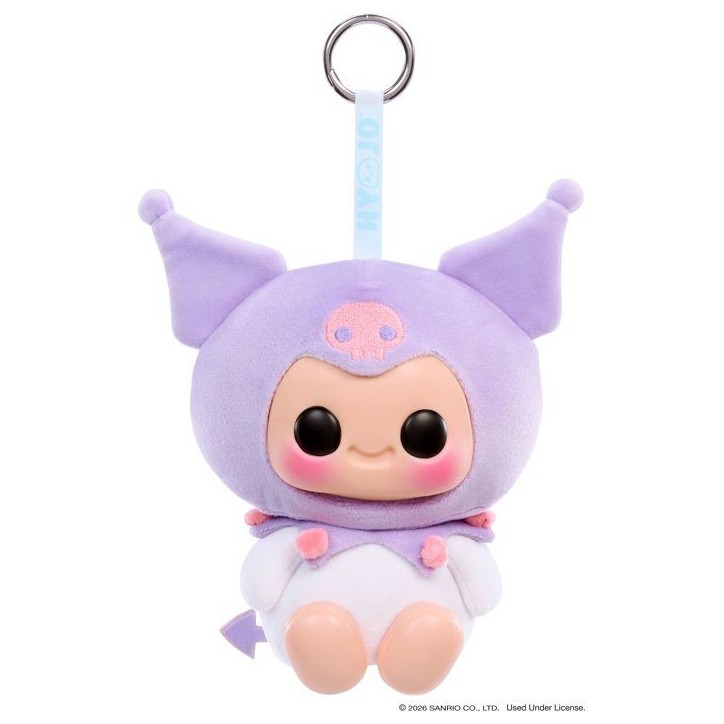Hyojo - Kuromi - Série Hello Kitty and Friends - Peluches squishy a collectionner - Porte clé