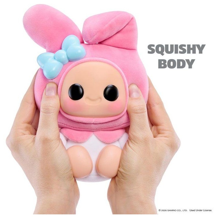 Hyojo - Melody - Série Hello Kitty and Friends - Peluches squishy a collectionner - Porte clé