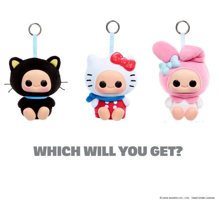 Hyojo - Melody - Série Hello Kitty and Friends - Peluches squishy a collectionner - Porte clé