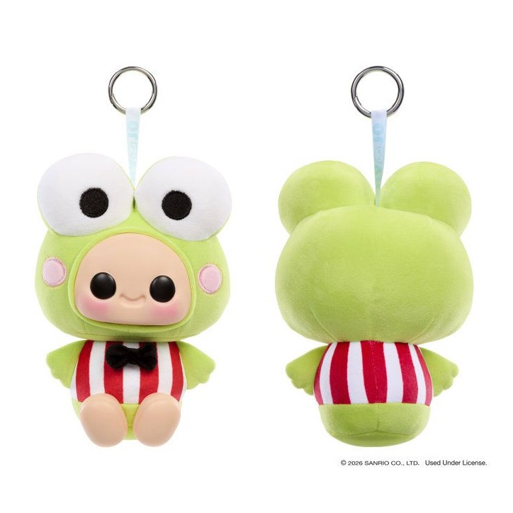 Hyojo - Keroppi - Série Hello Kitty and Friends - Peluches squishy a collectionner - Porte clé