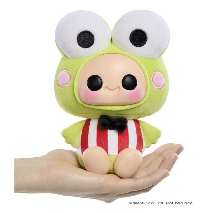 Hyojo - Keroppi - Série Hello Kitty and Friends - Peluches squishy a collectionner - Porte clé