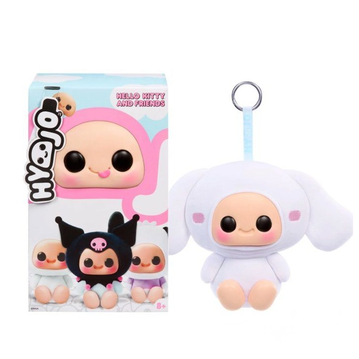 Hyojo - Cinnamoroll - Série Hello Kitty and Friends - Peluches squishy a collectionner - Porte clé