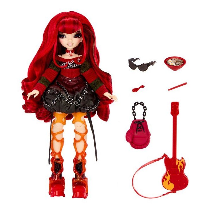 MirrorMi - Fashion Doll - Blaze Maxx - Poupée de 27 cm - Accessoires inclus