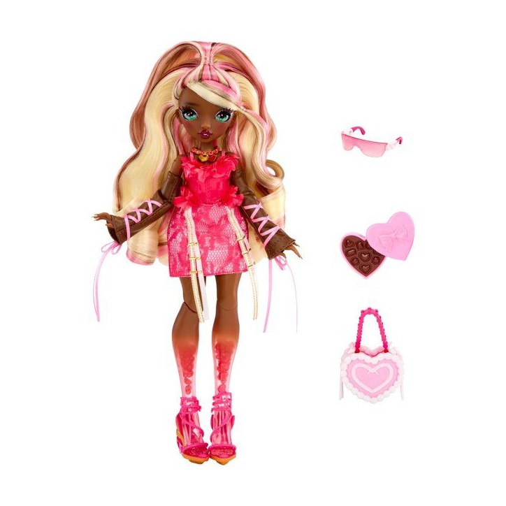 MirrorMi - Fashion Doll - Amora Valentina - Poupée de 27 cm - Accessoires inclus