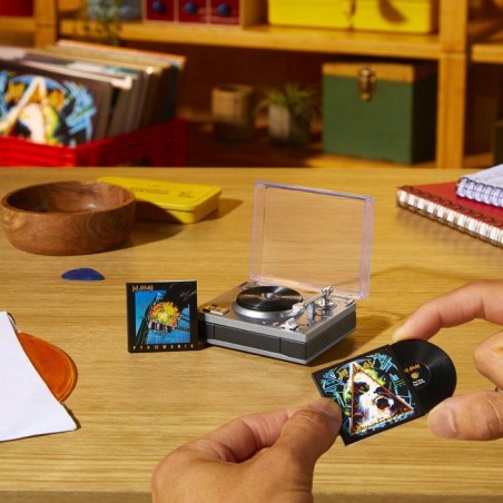 MGA's Miniverse - Real Music - Record Player - Musique 30 secondes - Inclus : 1 Vinyle - Compatible avec les vinyles Real Music