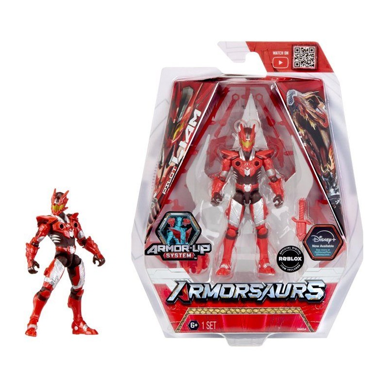 Armorsaurs - Liam Roberts -Pilote de T-Rex - Figurine de 9,5 cm - Armu