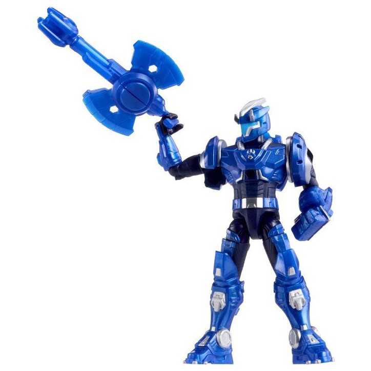 Armorsaurs - TJ - Pilote de Tricératops - Figurine de 9,5 cm - Armure Interchangeable - Accessoire Transformable - Des 6 ans