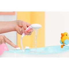Baby Born - Baignoire pour poupée - Bain moussant musicale - Sons de