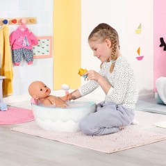 Baby Born - Baignoire pour poupée - Bain moussant musicale - Sons de