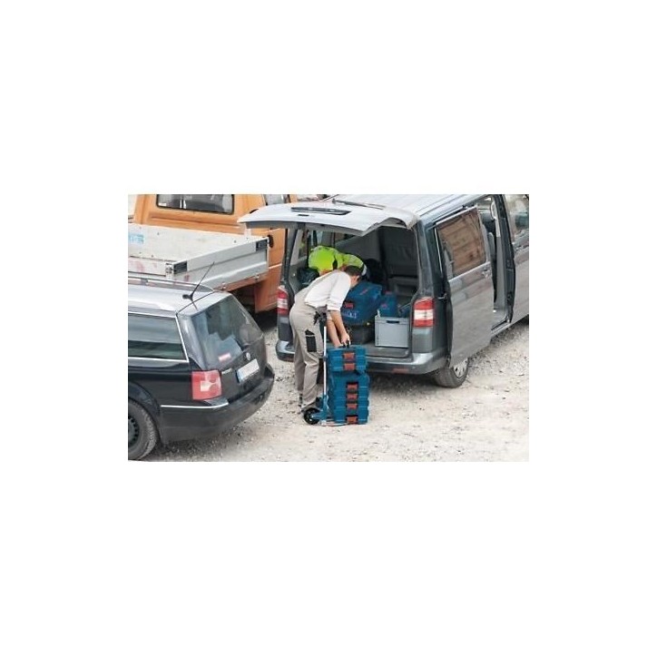 Diable Bosch Professional repliable de transport pour L-Boxx, capacité de 125kg au sol - 1600A001SA