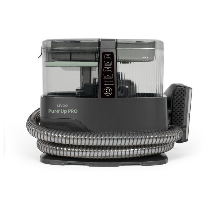 Nettoyeur vapeur multi-surfaces - LIVOO - DOH148V - Sols, tapis & canapés - 1800 W - Réservoirs 1,1 L + 1,2 L